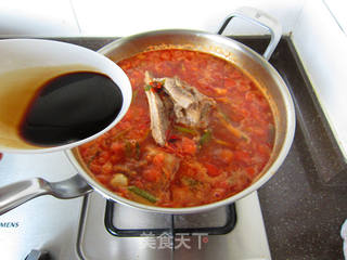 茄汁红烧牛肉面的做法步骤:13