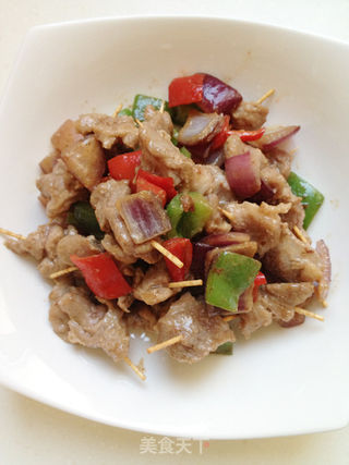 荤菜炒出烧烤味——牙签羊肉的做法步骤:10