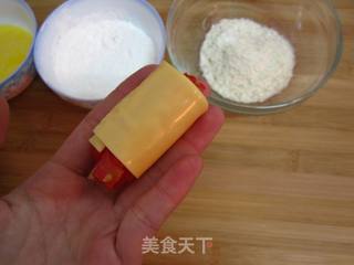 吉列芝士猪扒卷的做法步骤:7