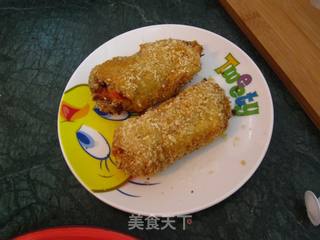 吉列芝士猪扒卷的做法步骤:16