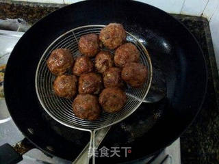 鸟蛋镶肉的做法步骤:8