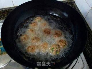 鸟蛋镶肉的做法步骤:7