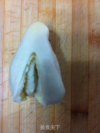 心形椰蓉包的做法步骤:11