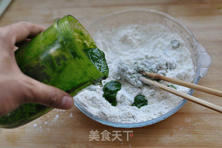 绿色面疙瘩汤的做法步骤:9