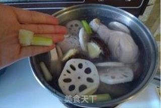 【冬季御寒暖身汤】—香菇莲藕鸡汤面的做法步骤:7