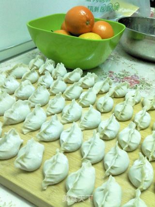 韭菜猪肉馅水饺的做法步骤:4