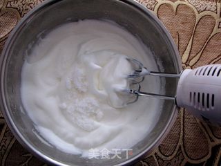 黑米面戚风蛋糕的做法步骤:9