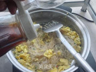 鸡蛋炒粉丝的做法步骤:14