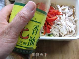 黄豆芽拌鸡丝的做法步骤:10