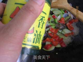 老黄瓜炒花蛤的做法步骤:15