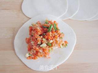 胡萝卜羊肉馅饼的做法步骤:9