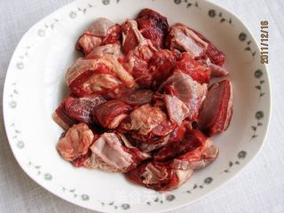 粟子焖羊肉的做法步骤:3