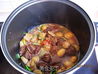 粟子焖羊肉的做法步骤:9