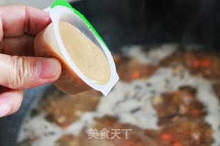 蔬菜丁肉末拌粉的做法步骤:8