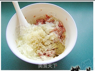 新疆风味羊肉烤包子的做法步骤:9