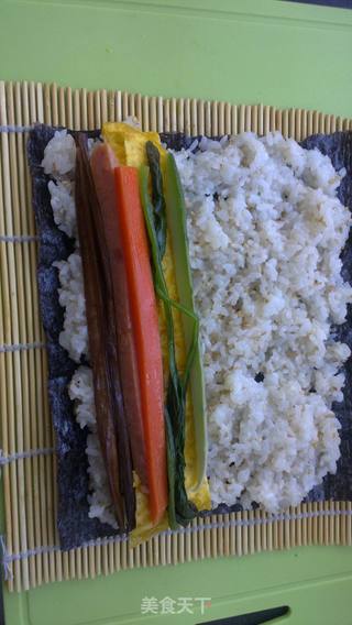 蛋包紫菜卷的做法步骤:10