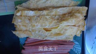 蛋包紫菜卷的做法步骤:9