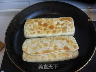 油菜鸡蛋煎饼的做法步骤:16