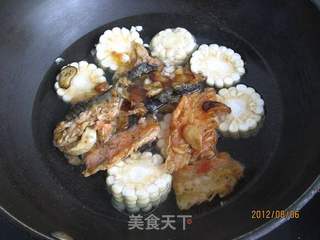 三文鱼排玉米汤的做法步骤:8