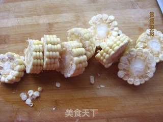 三文鱼排玉米汤的做法步骤:6
