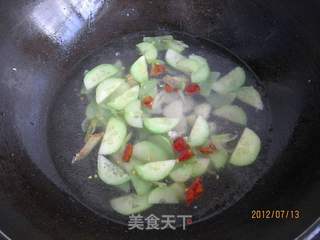 黄瓜猪血汤的做法步骤:6