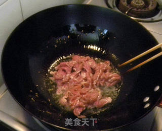 炒烤肉的做法步骤:5