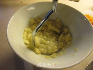 红萝卜香蕉鸡蛋饼的做法步骤:3