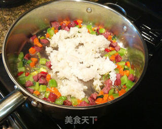 蛋炒饭的做法步骤:6