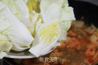 辣白菜五花肉煲的做法步骤:10