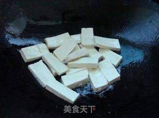 家常小菜——豆腐烧油麦菜的做法步骤：4