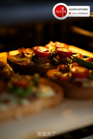 土司pizza和胡萝卜凉菜的做法步骤:8
