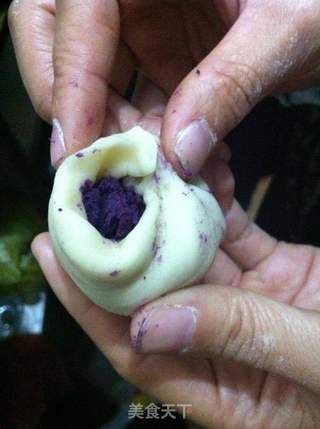 紫薯酥饼的做法步骤:13