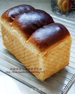 炼乳吐司(中种法)的做法步骤:18