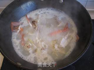萝卜丝炖蟹的做法步骤:6