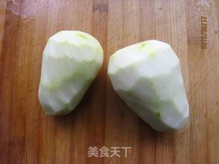 无花果炖梨——清肺润肺的做法步骤:2
