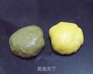 南瓜黑芝麻馒头的做法步骤:5