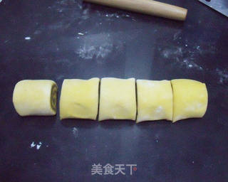 南瓜黑芝麻馒头的做法步骤:9