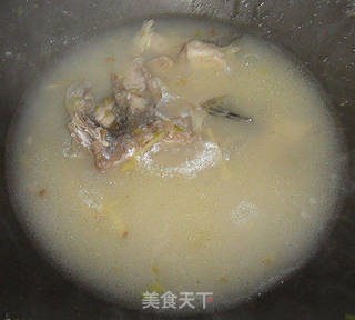 鲜嫩桂花鱼片粥的做法步骤:4