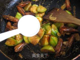 虾头丝瓜的做法步骤:9