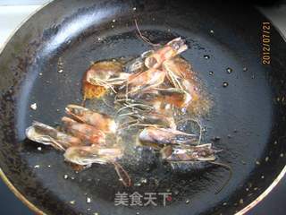 虾头丝瓜的做法步骤:5