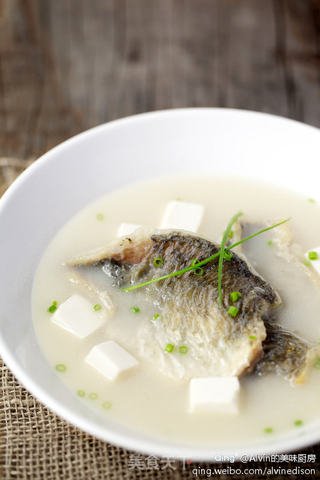 鲫鱼豆腐汤的做法步骤:6