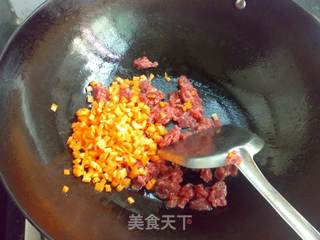 牛肉米饭蛋饼的做法步骤:2