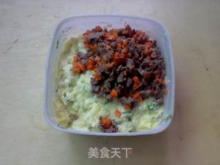 牛肉米饭蛋饼的做法步骤:4
