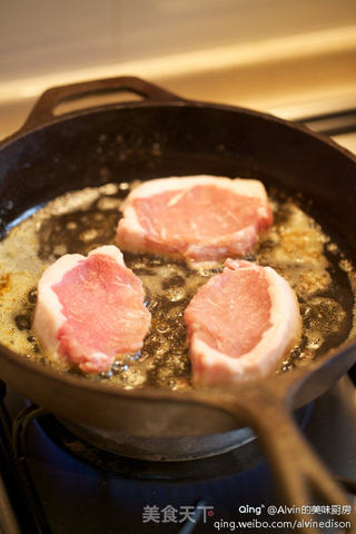 Iberian pork loin with sausage & beans的做法步骤:4