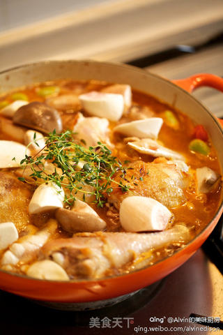 Thyme chicken with tomato sauce 茄汁鸡肉的做法步骤:8