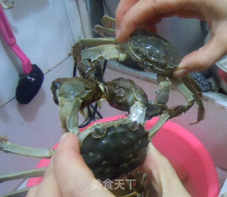 清蒸螃蟹的做法步骤:2