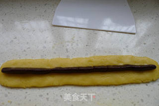 抹茶熊猫饼干的做法步骤:11