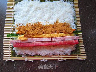金枪鱼沙拉紫菜包饭的做法步骤:20