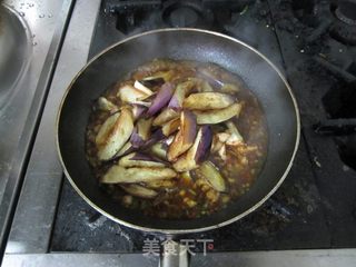 红烧茄子煲的做法步骤:6