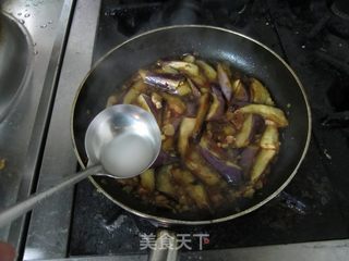 红烧茄子煲的做法步骤:7